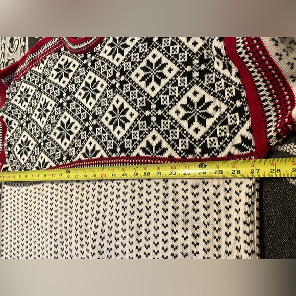 Hanna Andersson Fair Isle Sweater Nordic Snowflake Organic Cotton Made in Poland - Picture 6 of 8